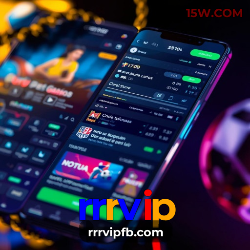 Aplicativo móvel rrrvip para iOS e Android